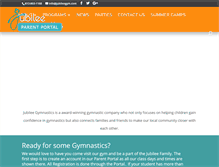 Tablet Screenshot of jubileegym.com